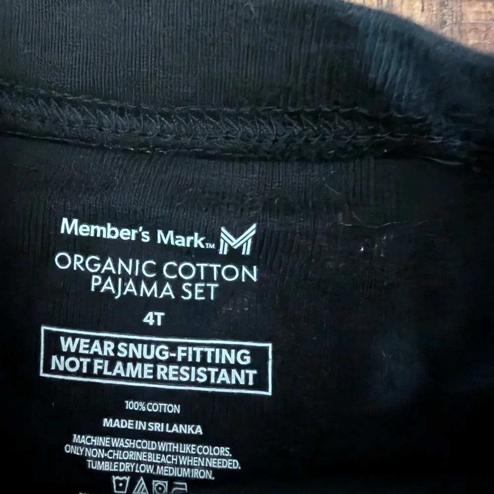 💥3/$24‎ Member's Mark 100% Organic Cotton Space/Astronaut Print Long Sleeve PJs